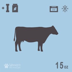 Cooked Beef with Chicken Bones and Supplements - 15oz - Pet Food