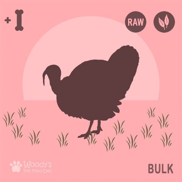 Fresh Free Range Turkey - Raw - Bulk - Pet Food