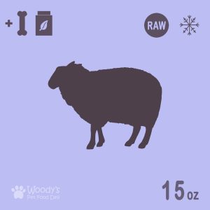 Raw Lamb with Bones and Supplements - Frozen - 15oz - Pet Food