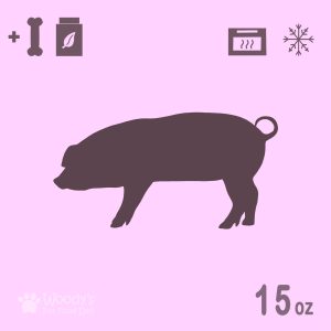 Cooked Pork with Bones and Supplements - Frozen - 15oz - Pet Food