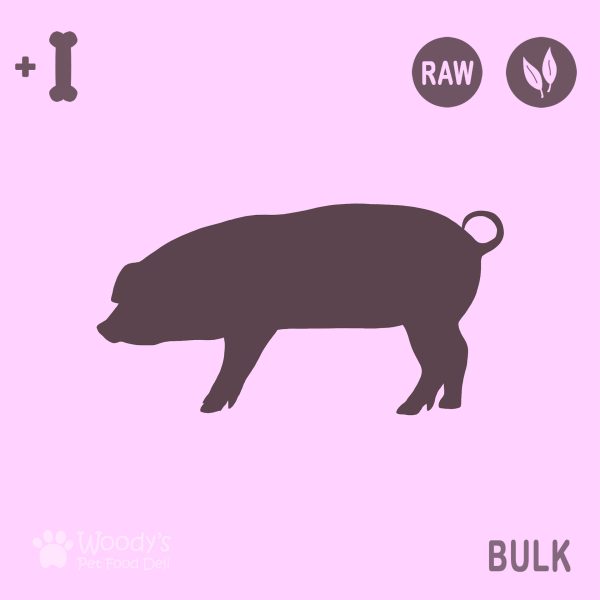 Fresh Raw Pork with Bones - Bulk - Pet Food